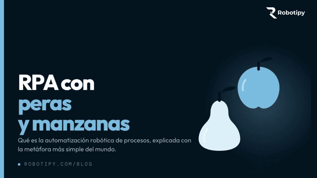 RPA con peras y manzanas