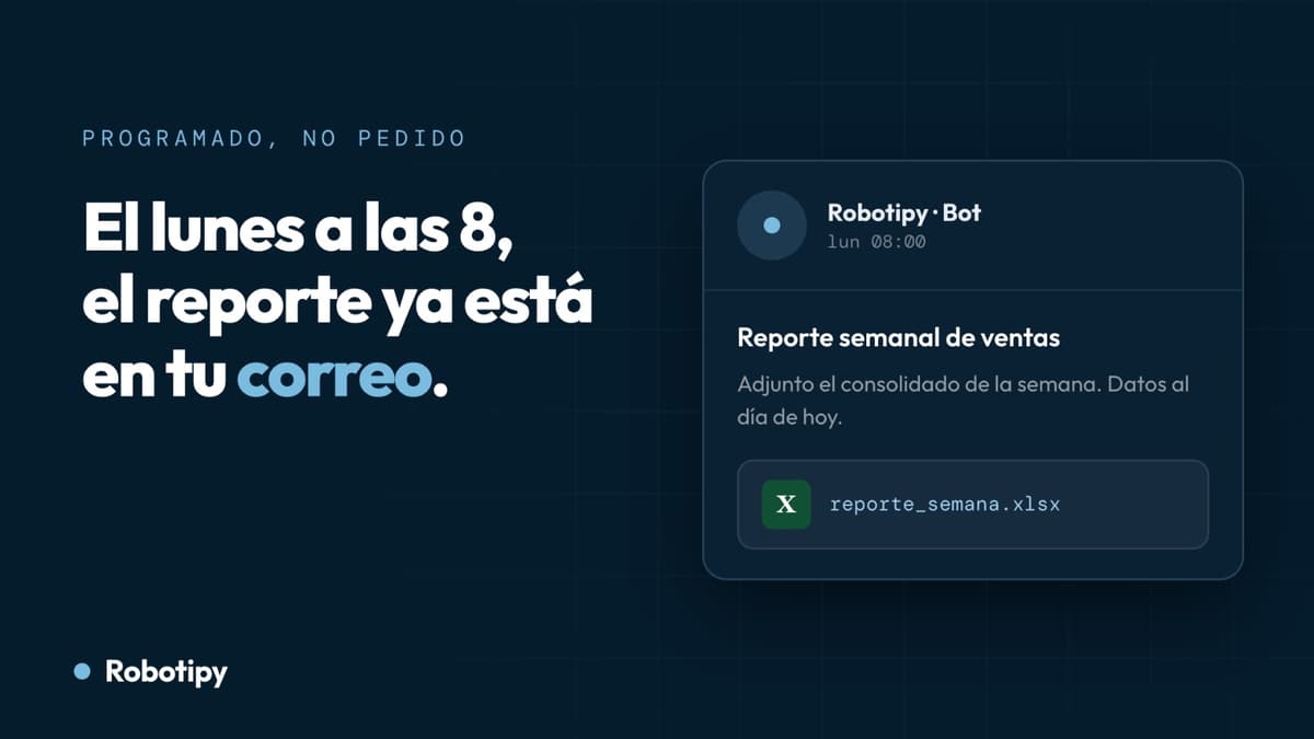 Automatización de reportes de Excel con RPA